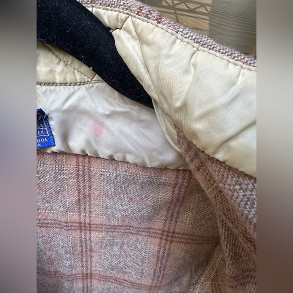 PENDLETON Brown/Gray 100% Wool Vintage Great Condition Size Medium 1960’s - Picture 6 of 16